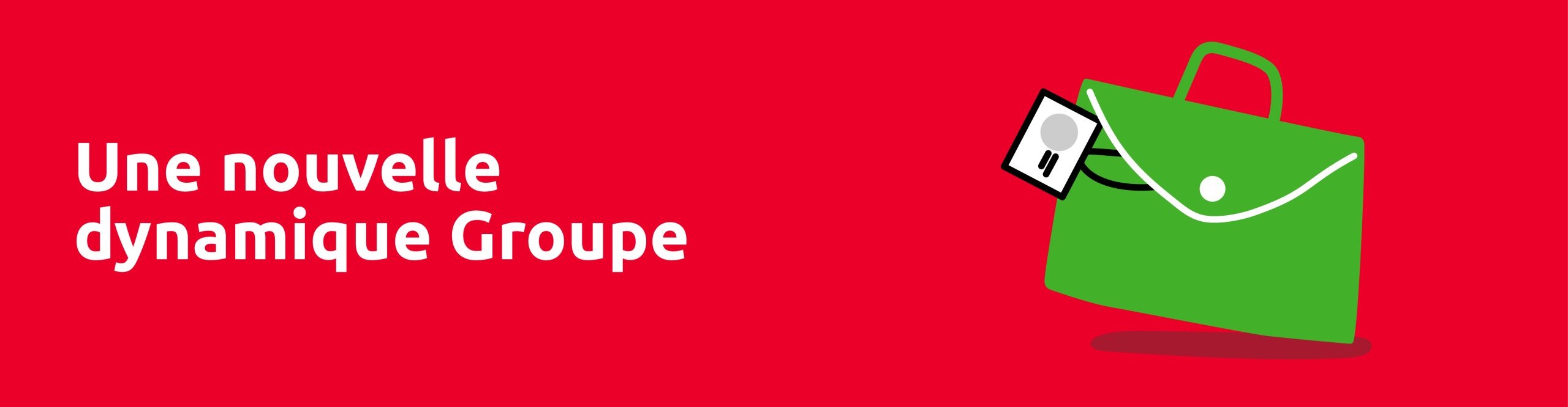 Bannière page Direction et gouvernance "Une nouvelle dynamique Groupe"