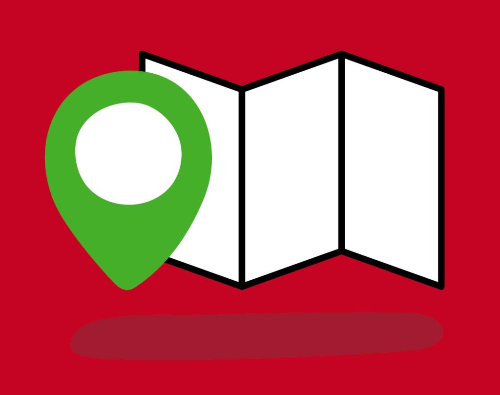 Banner ouvrir la carte des magasins à l'international